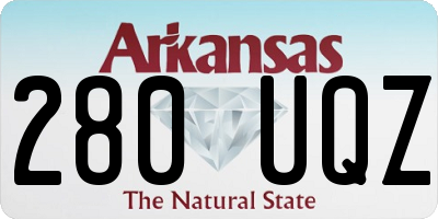 AR license plate 280UQZ