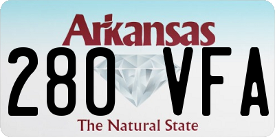 AR license plate 280VFA