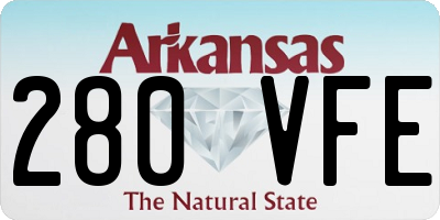 AR license plate 280VFE