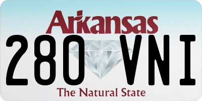 AR license plate 280VNI