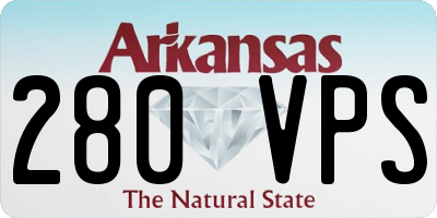 AR license plate 280VPS
