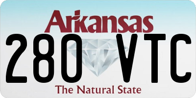 AR license plate 280VTC