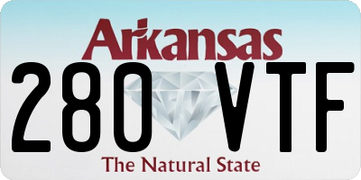 AR license plate 280VTF