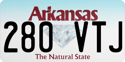 AR license plate 280VTJ