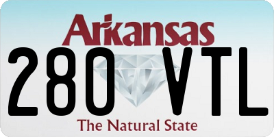 AR license plate 280VTL