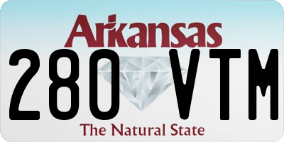 AR license plate 280VTM