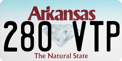AR license plate 280VTP