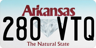 AR license plate 280VTQ