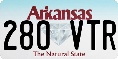 AR license plate 280VTR