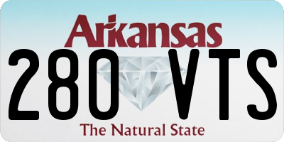 AR license plate 280VTS
