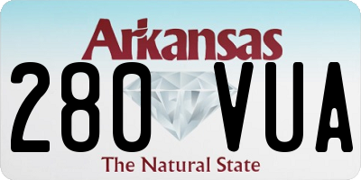 AR license plate 280VUA