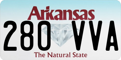 AR license plate 280VVA