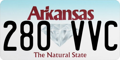 AR license plate 280VVC
