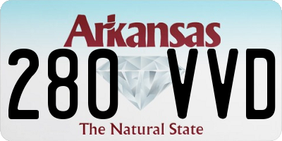 AR license plate 280VVD