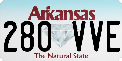 AR license plate 280VVE