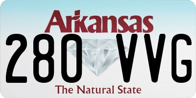AR license plate 280VVG