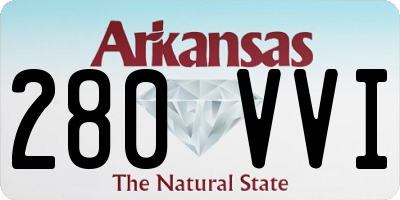 AR license plate 280VVI