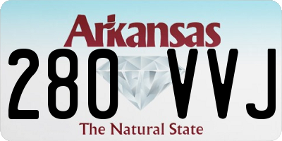 AR license plate 280VVJ