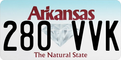 AR license plate 280VVK