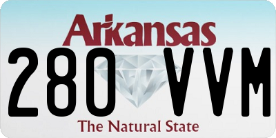 AR license plate 280VVM