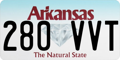 AR license plate 280VVT