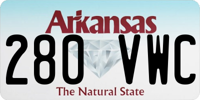 AR license plate 280VWC
