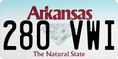 AR license plate 280VWI