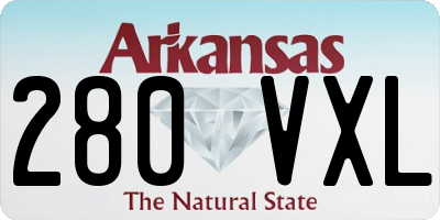 AR license plate 280VXL