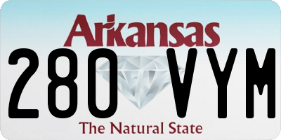 AR license plate 280VYM
