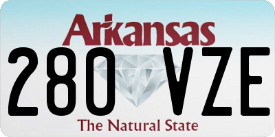AR license plate 280VZE
