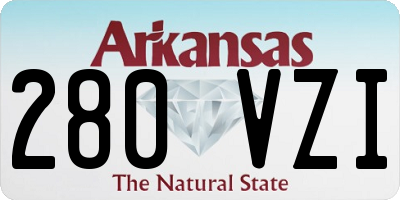 AR license plate 280VZI
