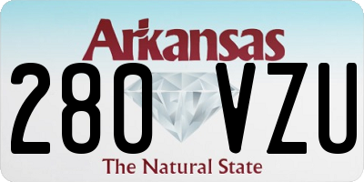 AR license plate 280VZU