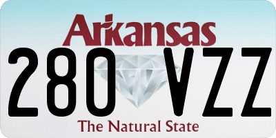 AR license plate 280VZZ