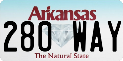 AR license plate 280WAY