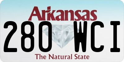 AR license plate 280WCI