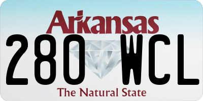 AR license plate 280WCL