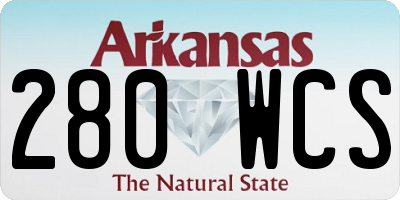 AR license plate 280WCS