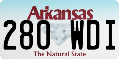 AR license plate 280WDI