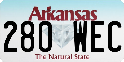 AR license plate 280WEC