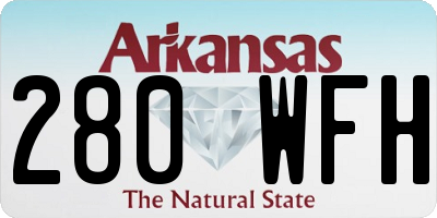 AR license plate 280WFH