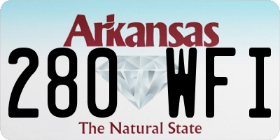 AR license plate 280WFI