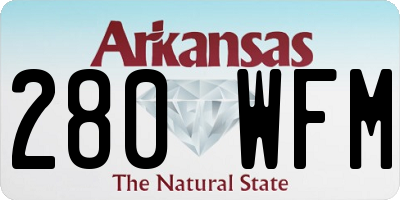 AR license plate 280WFM