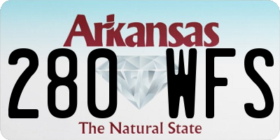 AR license plate 280WFS