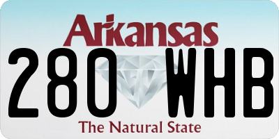 AR license plate 280WHB