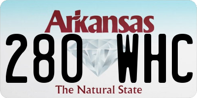 AR license plate 280WHC