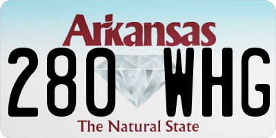 AR license plate 280WHG