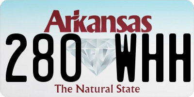 AR license plate 280WHH
