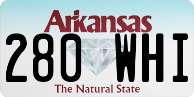 AR license plate 280WHI