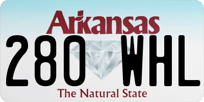 AR license plate 280WHL
