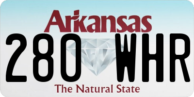 AR license plate 280WHR